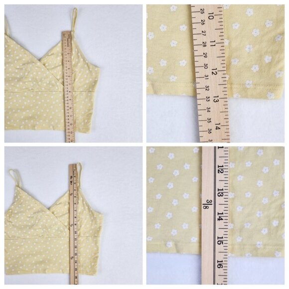 Hollister Womens Crop Top Size L Yellow - Picture 6 of 8